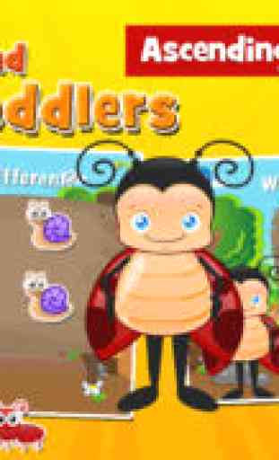 Bugs and Toddlers: Free Preschool Learning Games for Boys and Girls 2