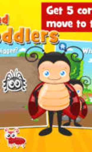 Bugs and Toddlers: Free Preschool Learning Games for Boys and Girls 3