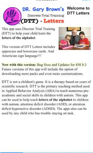 Autism/DTT Letters by drBrownsApps.com - Includes American Sign Language 1