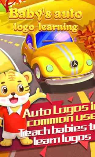 Auto Logo Learning - Tiger School - Preschool Child Car Brand Learn 4