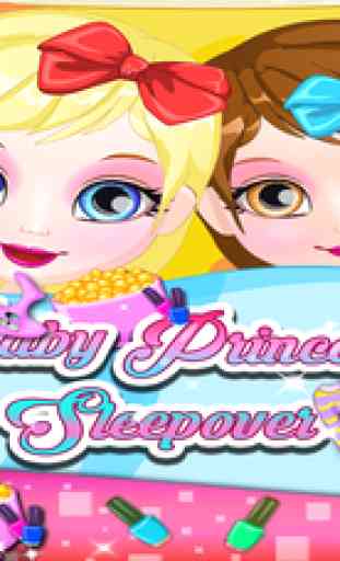 Baby Princess Sleepover - Kids & Girls Games 1