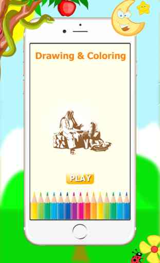 Bible Christ Coloring Book - Drawing and Paint For Kids 2