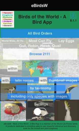 Birds of the World - eBirdsW - A Bird App 1