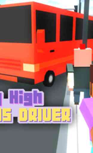 Blocky High School Bus Driver 1
