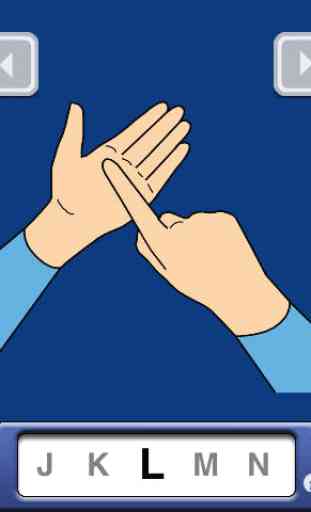 British Sign Language  - Finger Spelling 3