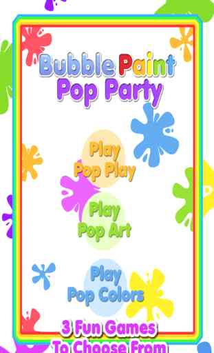 Bubble Paint Pop Party - Fun Kids Art App 1