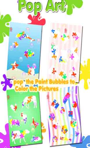 Bubble Paint Pop Party - Fun Kids Art App 2