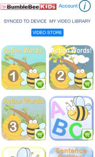 BumbleBee Kids™ - Video Player and Flashcards 2