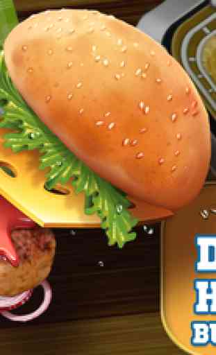 Burger Crazy Chef - Make Your Own Funny Hamburger 1