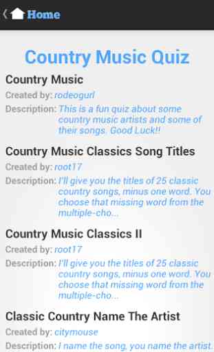 Country Music Quiz 2