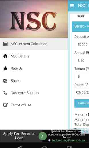 NSC Interest Calculator 1