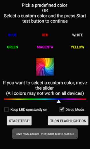 LED Color Tester + Flashlight 2