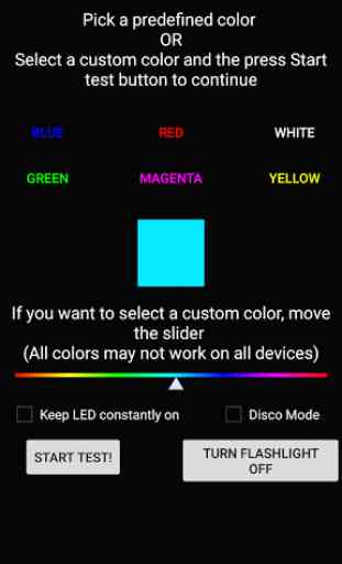 LED Color Tester + Flashlight 3