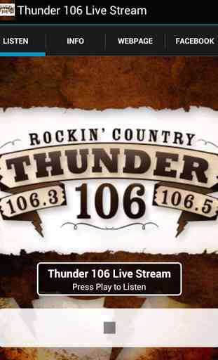 Thunder 106 Live Stream 1