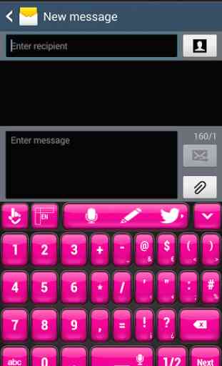 Pink Keyboard 3