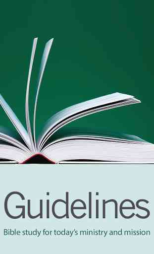 Guidelines: Bible Study 1