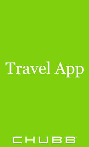 Chubb Travel App 1