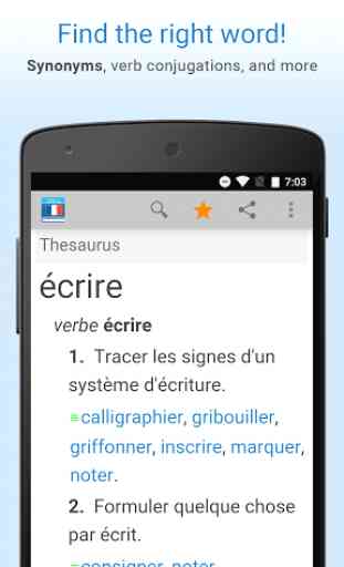 French Dictionary & Thesaurus 3