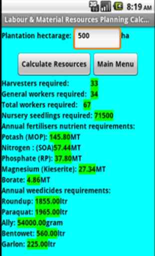 Oil Palm Resources Calculator 3