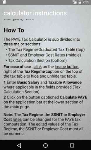 PAYE Tax Calculator 4