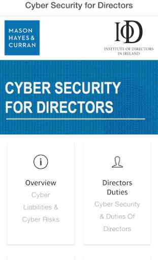 Cyber Security for Directors 1