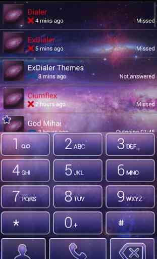 Galaxy Theme For ExDialer 1