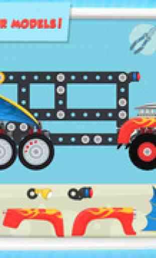 Car Maker Games: Fun Free Simulator Games for Kids Boys & Girls. Build, Make & Play Vehicles 3