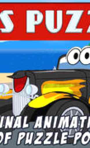 Cars Jigsaw Puzzles - Free Kids Jigsaw Puzzle with Fun Cartoon Car and Truck Movies - By Apps Kids Love, LLC 1