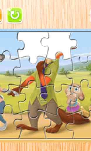 Cartoon Puzzle – Jigsaw Puzzles Box for Judy Hopps and Nick - Kids Toddler and Preschool Learning Games 2