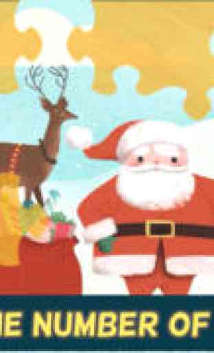 Christmas Games for Kids: Cool Santa Claus, Snowman, and Reindeer Jigsaw Puzzles for Toddlers, Boys, and Girls HD 4