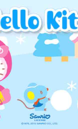Christmas Jigsaw Puzzle Game for Kids - Featuring Hello Kitty and Friends 1