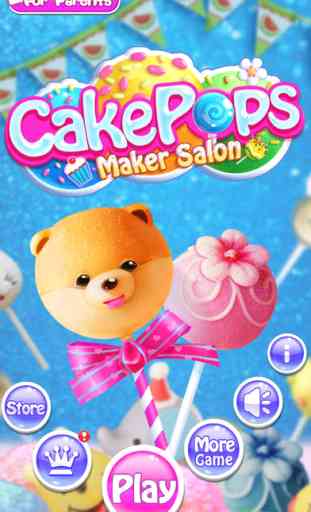Cake Pops Maker Salon - Girls & Kids Cooking Games 1
