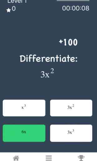 Calculus Quiz Game - Integral & Derivative Math 1