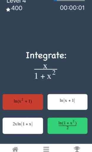 Calculus Quiz Game - Integral & Derivative Math 3