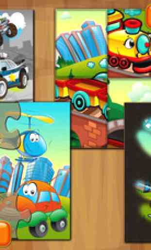 Car Games for kids: Cars Trains & Trucks Puzzles 2