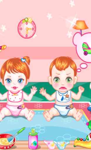 Care Twins Baby - Play,Feed,Bath,Sleep 3