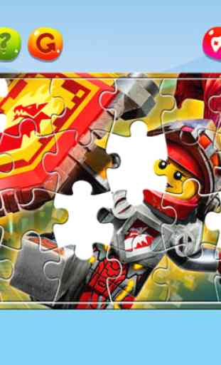 Cartoon Jigsaw Puzzles Box for Nexo Knights 4