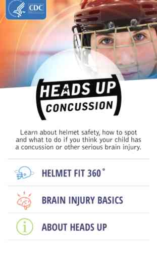 CDC HEADS UP Concussion and Helmet Safety 1