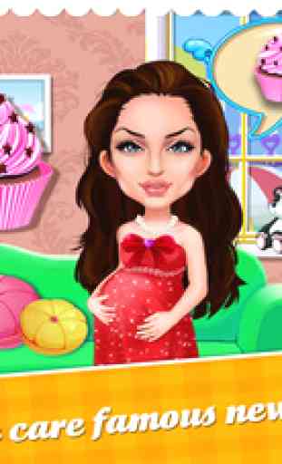 Celebrity Mum's Party! Pregnant Mommy & Newborn Baby Caring Game 2