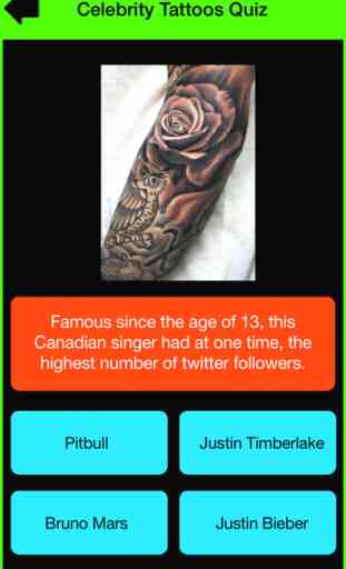 Celebrity Tattoos Quiz Guess Trivia Puzzle 3