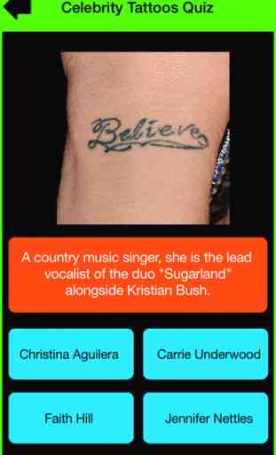 Celebrity Tattoos Quiz Guess Trivia Puzzle 4
