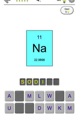 Chemical Elements and Periodic Table: Symbols Quiz 1
