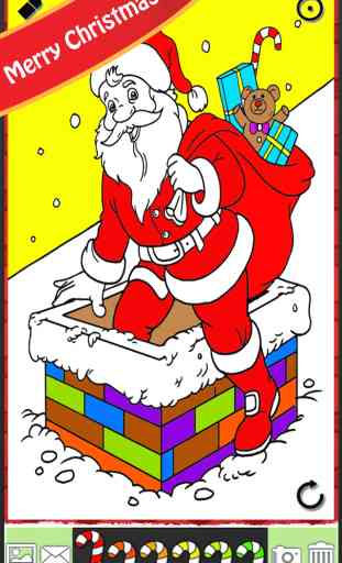 Christmas Coloring Book FREE: Snowy Xmas, Snowflakes, & Santa Claus Edition 1