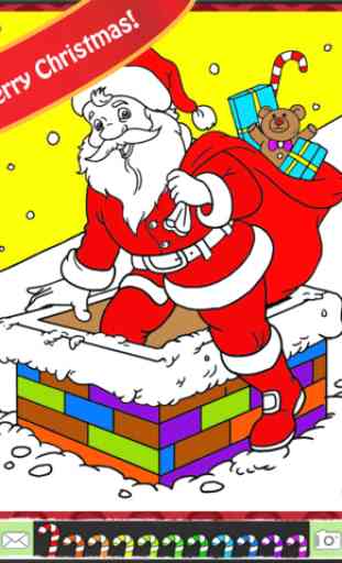 Christmas Coloring Book FREE: Snowy Xmas, Snowflakes, & Santa Claus Edition 4