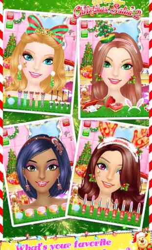 Christmas Salon 2 - Girls Makeup, Dressup and Makeover Games 2