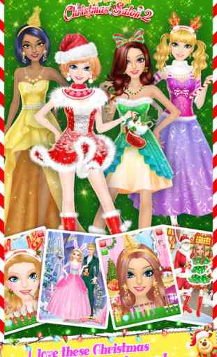 Christmas Salon 2 - Girls Makeup, Dressup and Makeover Games 3