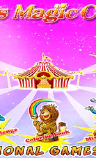 Circus Magic World - Preschool Educational Games 1