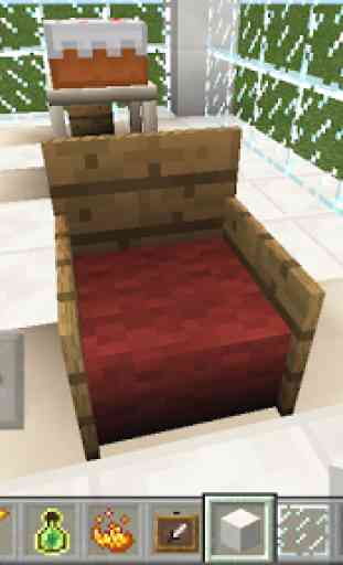 Furniture mod for MCPE 3