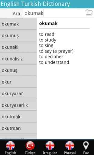 İngilizce Türkçe Sözlük 2