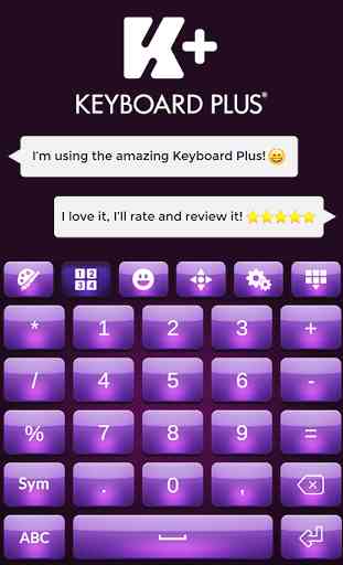 Purple Keyboard Theme 2